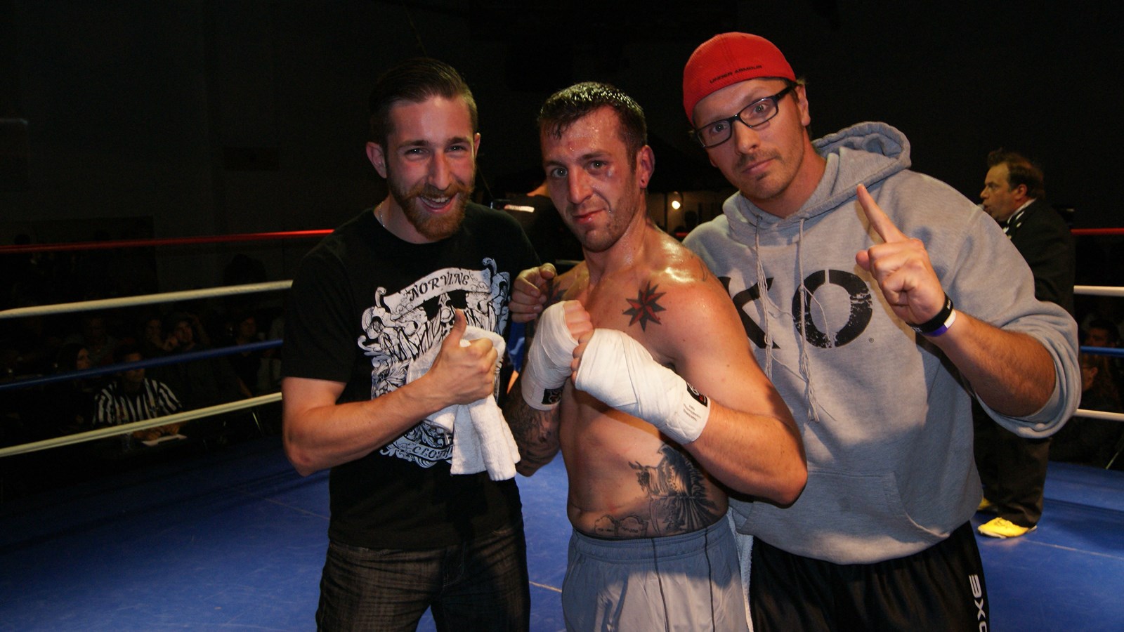 Kimmy St-Pierre, Mike Breton et Bernard Paquet