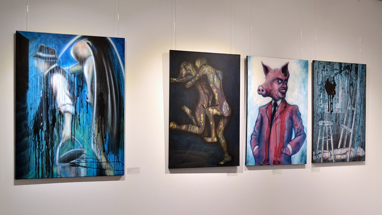 L’exposition d’Alain Lapierre sera présentée jusqu’au 20 mars et accessible sur les heures d’ouverture de la Galerie d’art de Sainte-Marie