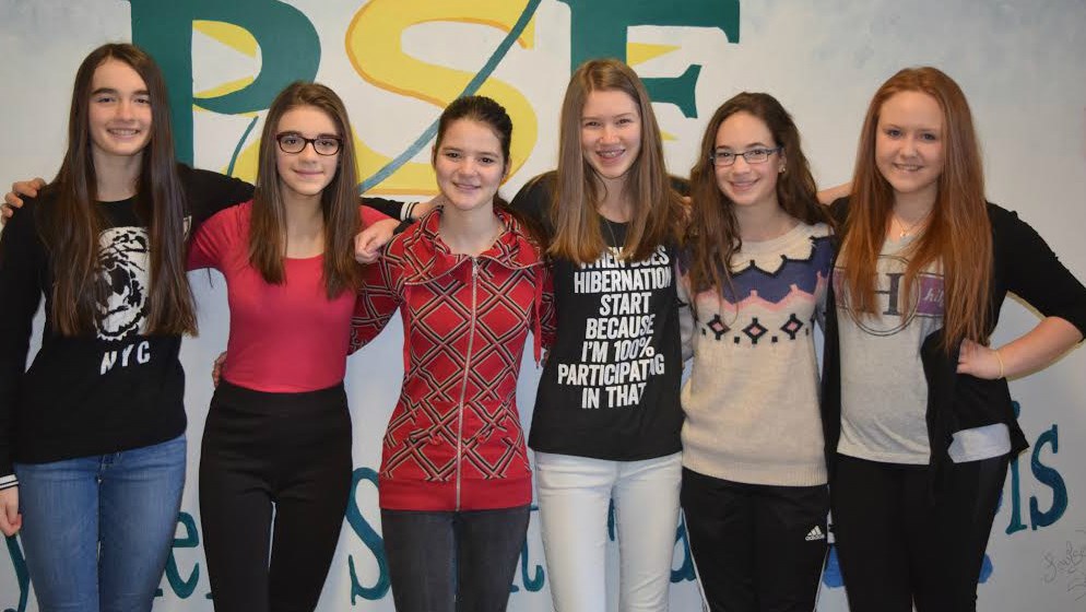 Emma Lacasse, Amy Drouin, Joëlle Métivier, Alicia Gaboury, Élodie Gauthier, Émilie Genesse