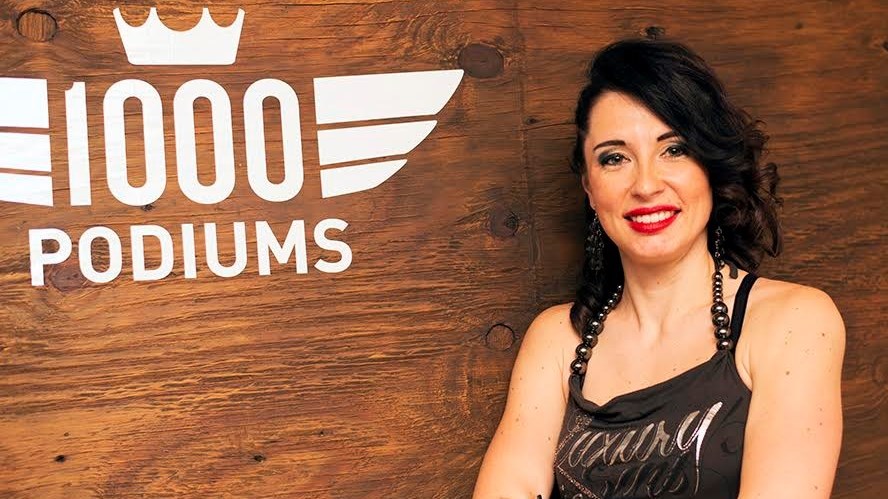 La propriétaire de 1000Podiums, Anne-Marie Hudon.