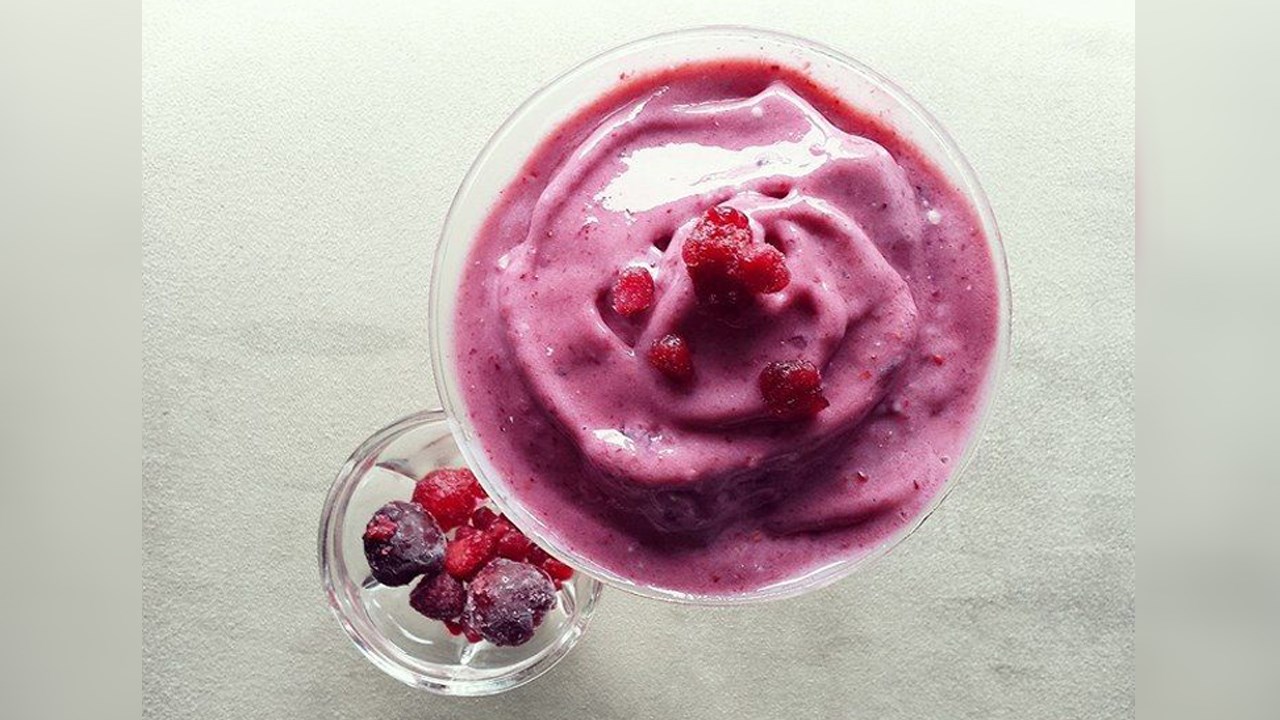 Sorbet aux petits fruits rouges