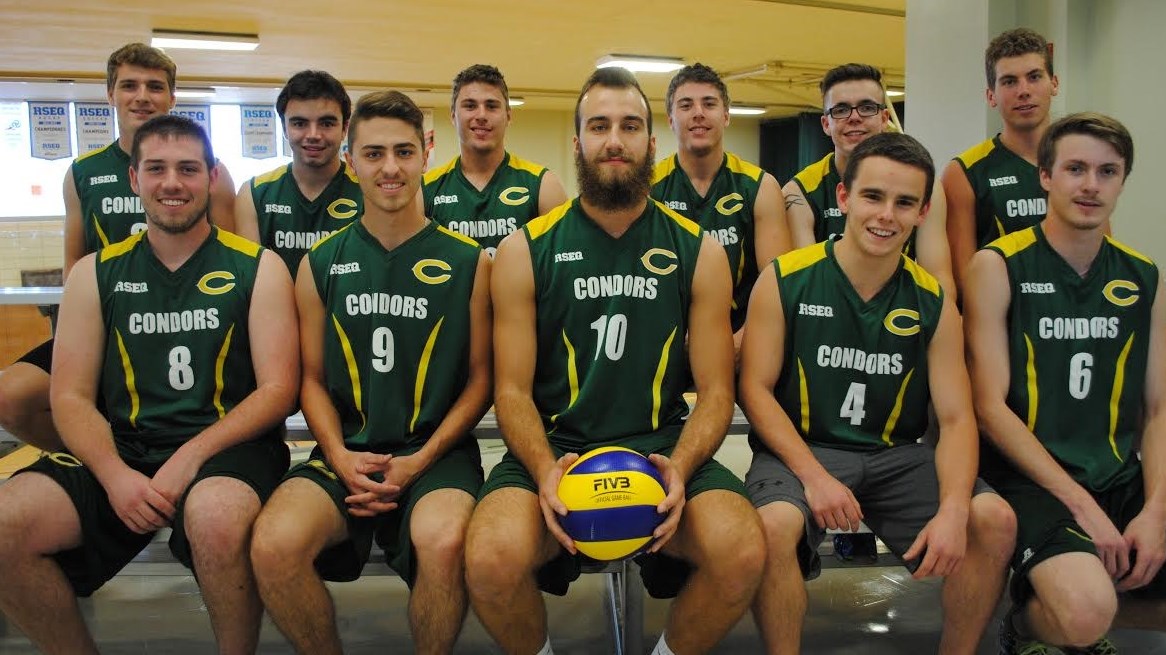 Le club masculin de volleyball de division 2 des Condors du Cégep Beauce-Appalaches