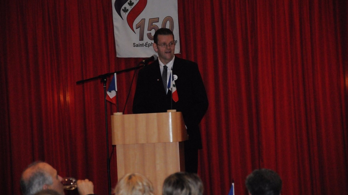 Le président de la Société du patrimoine, Marc-André Mathieu