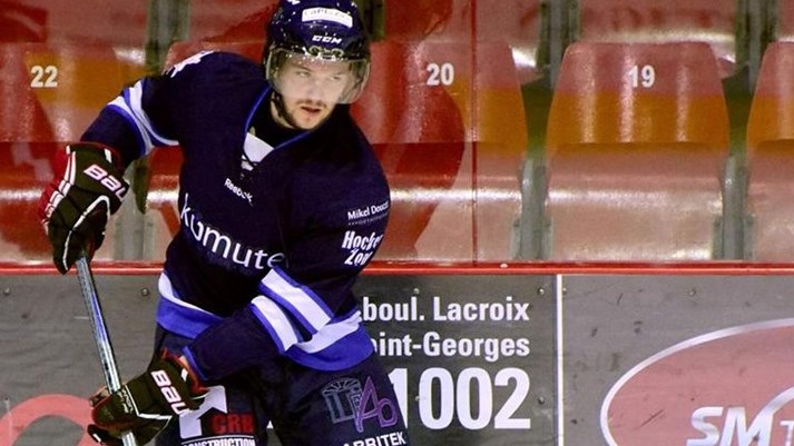 Vincent Boutin a réalisé un tour du chapeau en plus de fournir deux aides dans la victoire.