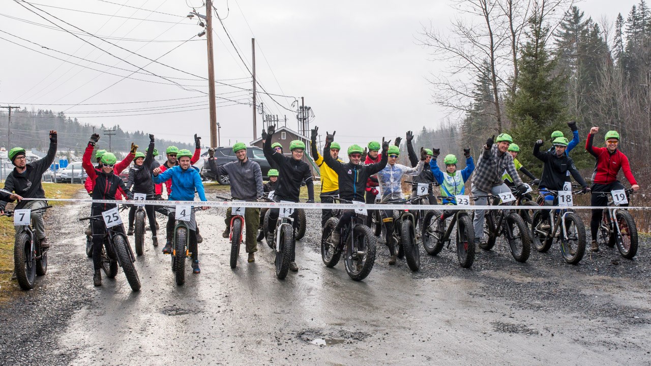 Le départ de la course a été donné à 13h au Centre de ski de Saint-Georges.