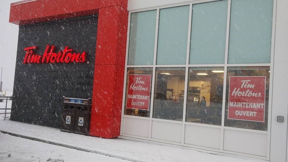 Le Tim Hortons de Saint-Prosper est maintenant ouvert