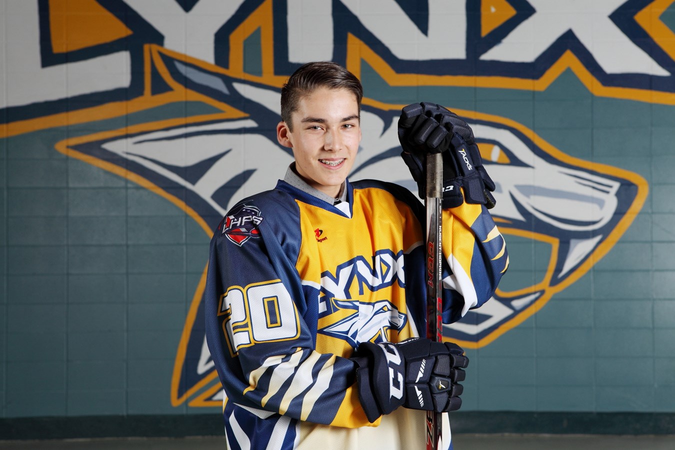 Félix-Antoine Hamel-Gosselin, l'un des quatre représentants des LYNX sélectionnés pour jouer aux Matchs des Étoiles les 16 et 17 décembre prochains à Lévis.