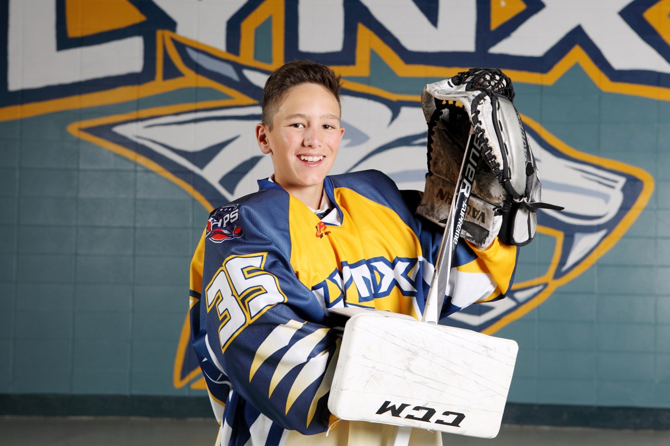 Mathis Bouchard, l'un des quatre représentants des LYNX sélectionnés pour jouer aux Matchs des Étoiles les 16 et 17 décembre prochains à Lévis.