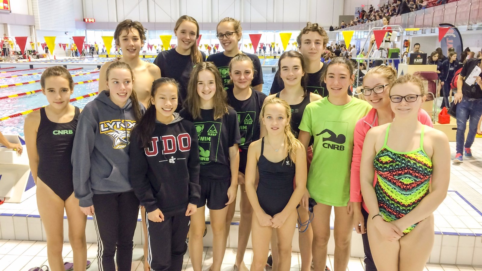 Le club de natation régional de Beauce a participé, du 9 au 11 décembre derniers, au Défi Nez Rouge 2016 qui se tenait au PEPS de l'Université Laval.