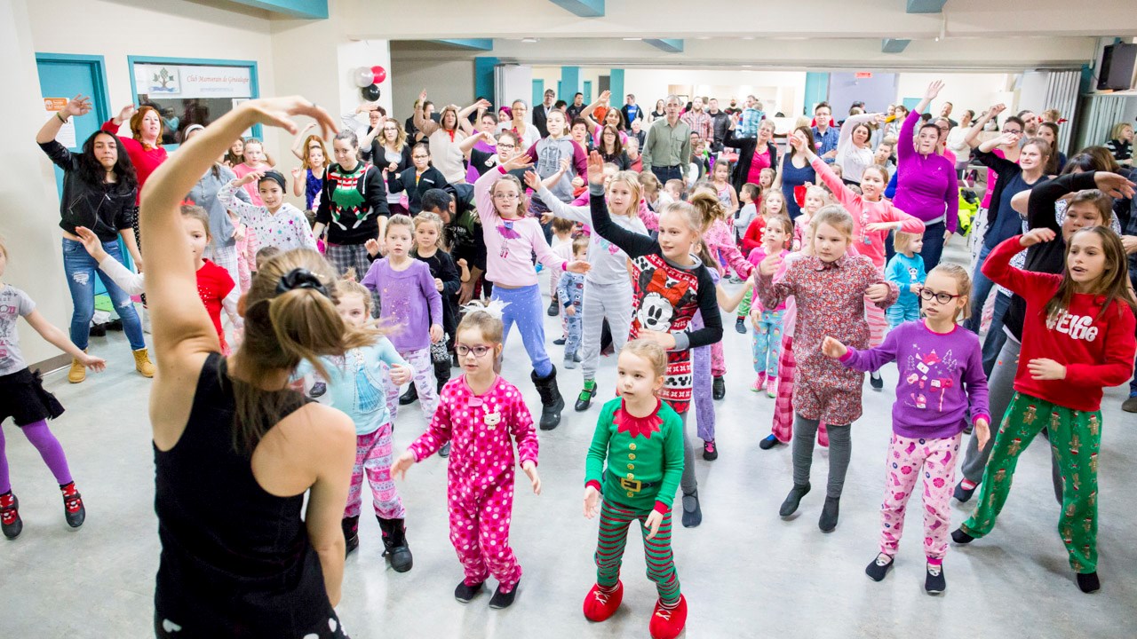 Les élèves de l'école de danse Manigance, de Sainte-Marie, ont célébré Noël samedi passé par une multitude d'activités originales.