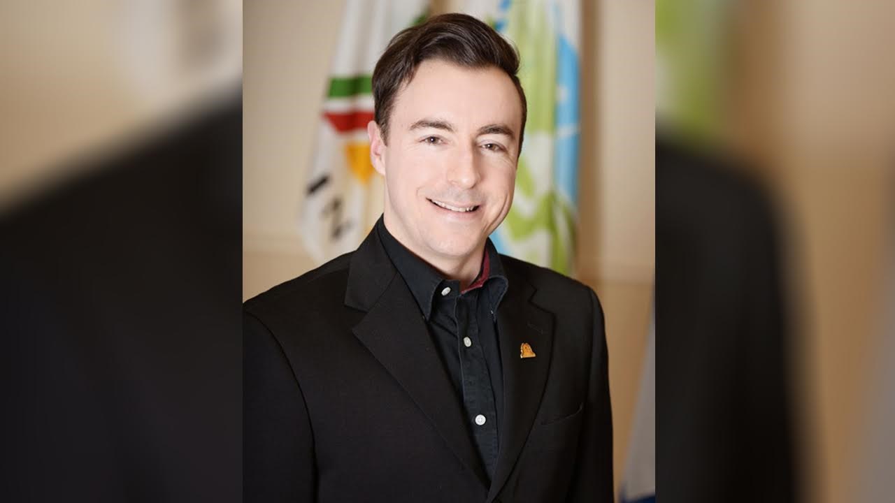 Le maire de Saint-Victor Jonathan V. Bolduc