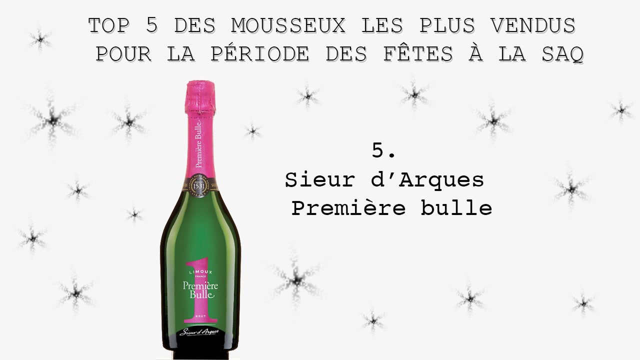 Le Top 5 des champagnes et mousseux pour le temps des Fêtes