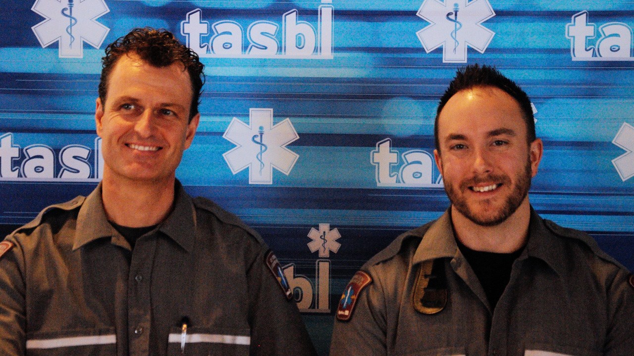 Le président de TASBI, Pascal Jacques et le vice-président, Christian Duperron.