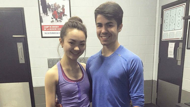 La nouvelle partenaire du patineur Édouard Tremblay se nomme Moriah