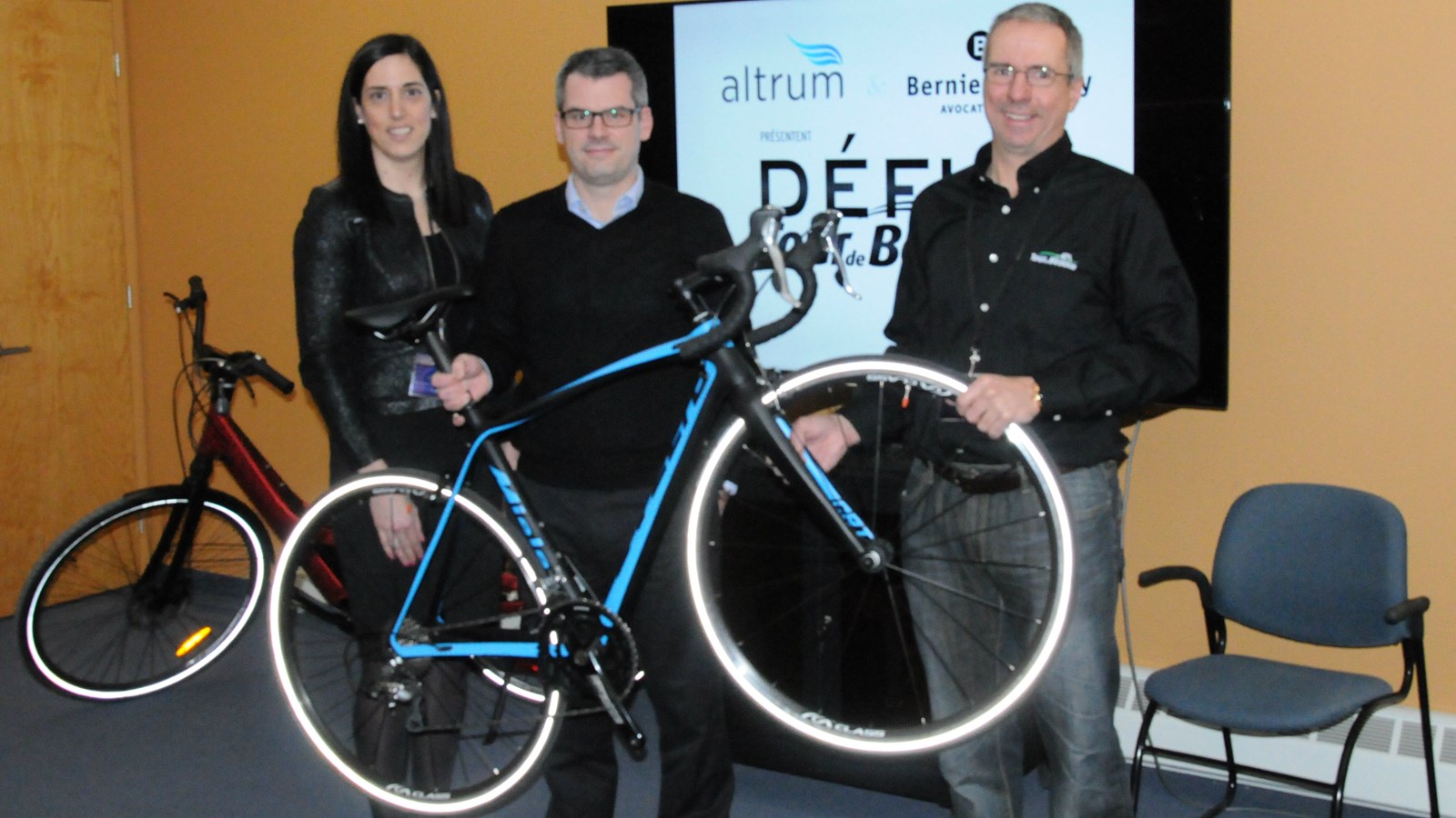 Catherine Leblanc, Louis-David Bourque et Francis Rancourt