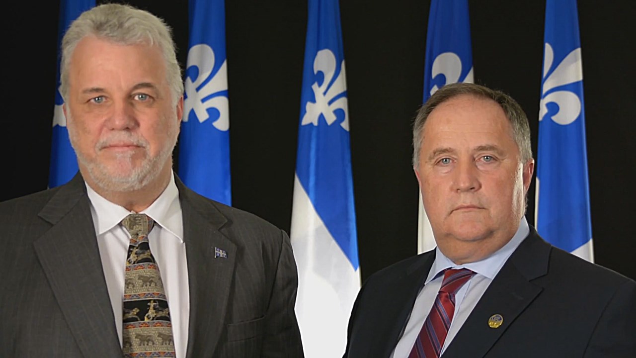 Philippe Couillard et Paul Busque appuient la campagne #Jemerapproche de l’AIS.