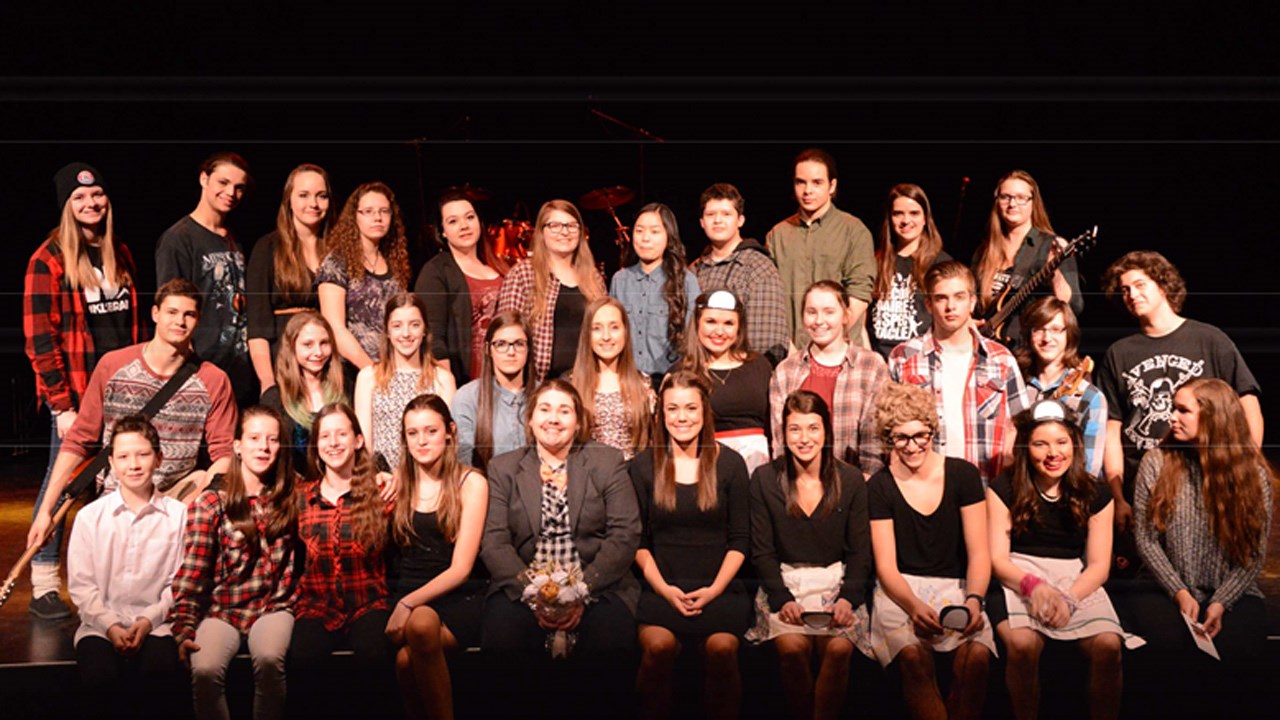 Les artistes du Polyshow 2016.