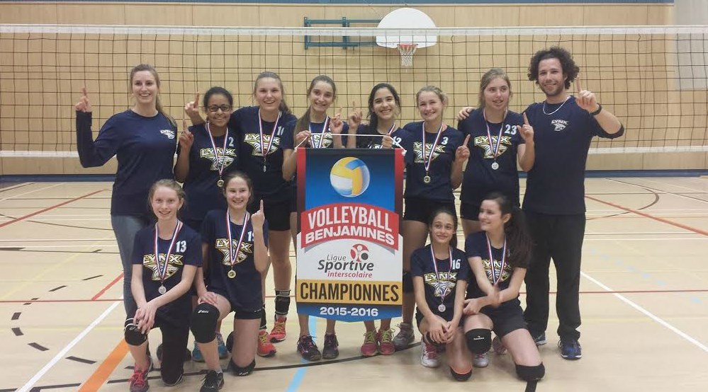 Les Lynx de l'EJM remportent le Championnat de volleyball LSI au niveau Benjamin