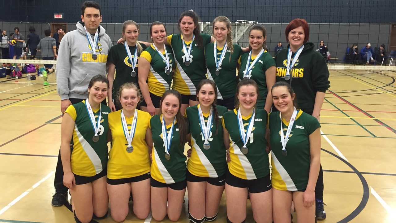 Les Condors remportent la médaille d’argent au championnat provincial de volleyball de division 2