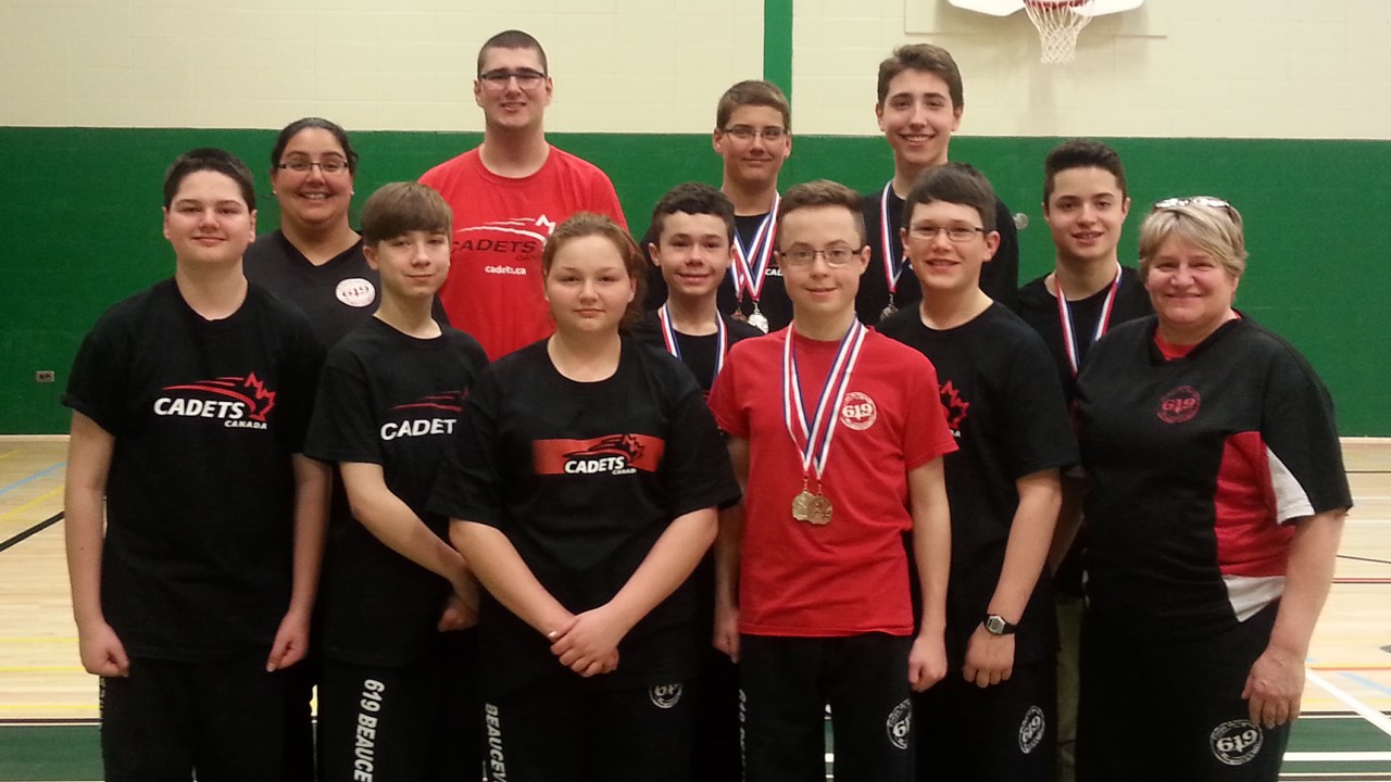 Le Corps de Cadets 619 de Beauceville fait bonne figure au Championnat de tir de Saint-Justine