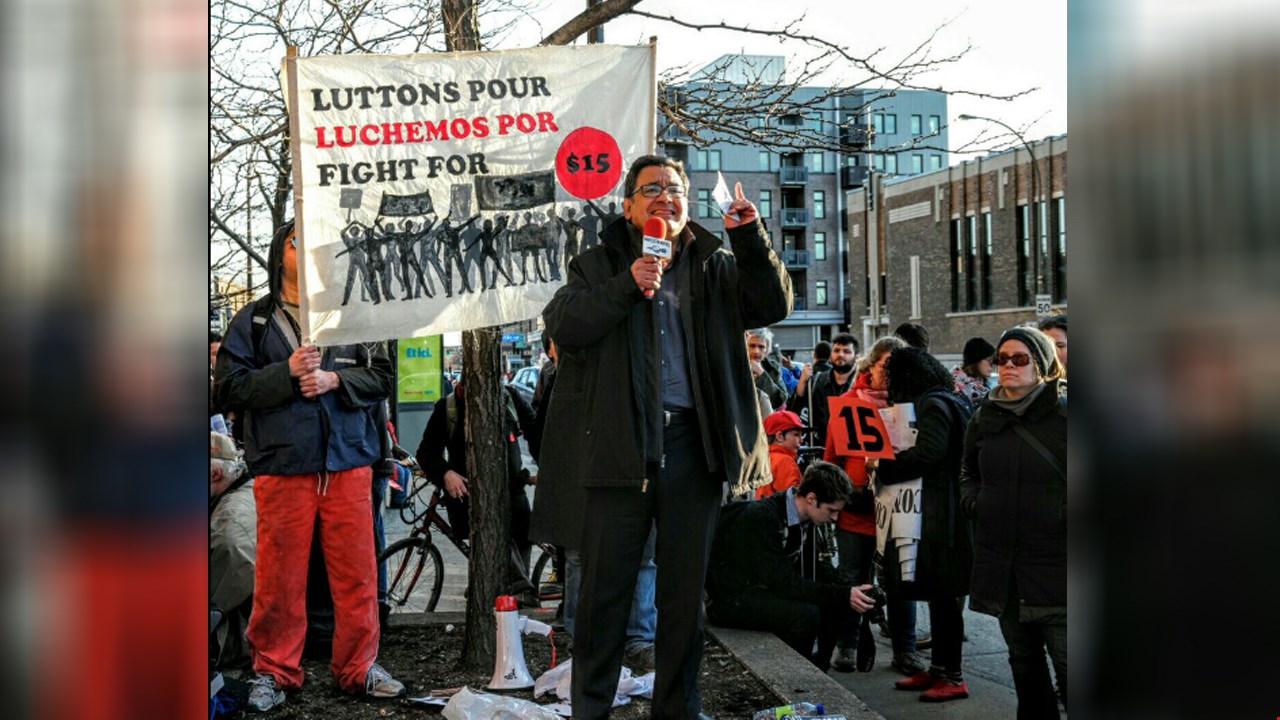 Québec solidaire appuie les manifestants qui demandent un salaire minimum de 15 $/h