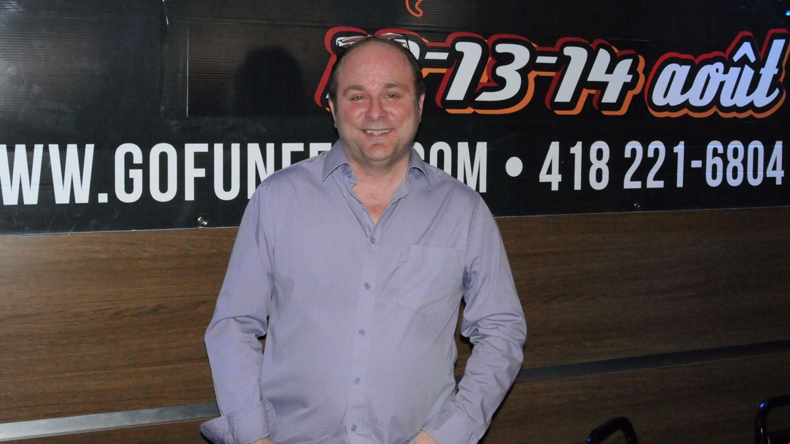 Le fondateur et directeur général du FunFest Week-End de Saint-Georges, Dany H. Poulin.