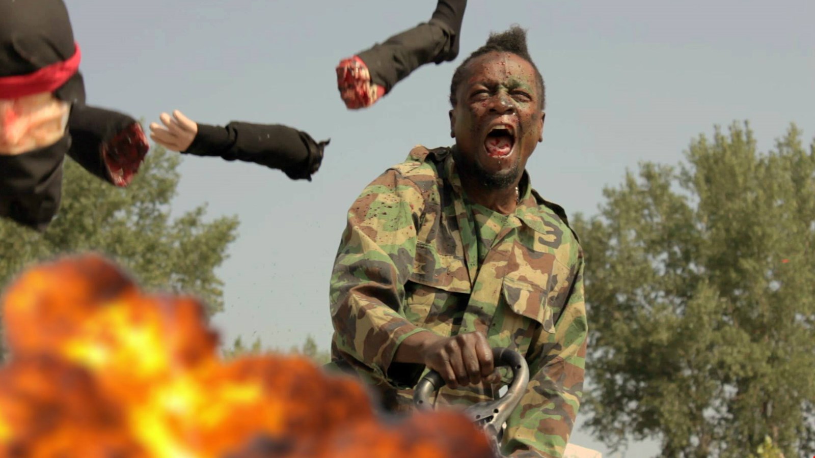 Brad Alekxis dans le film « Punk Fu Zombie »