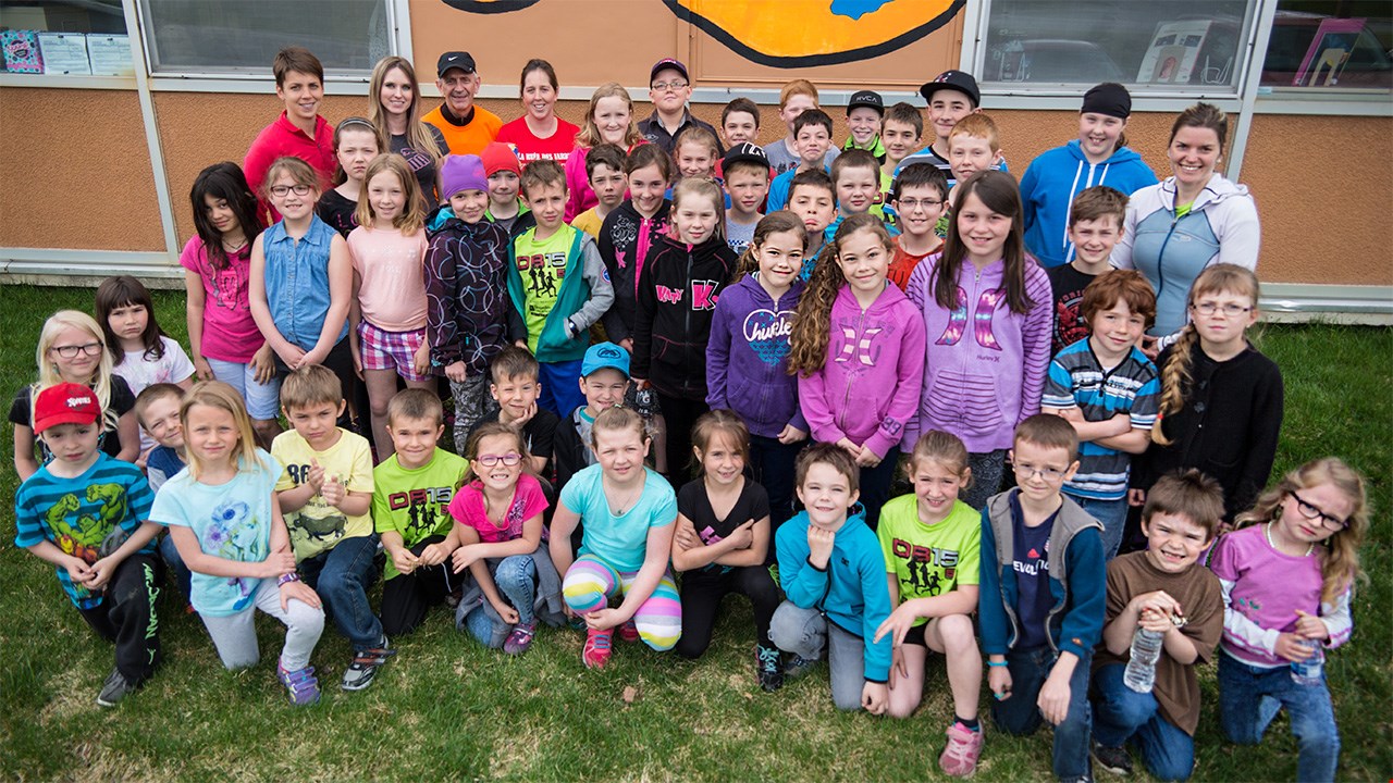 Des jeunes courent au profit de l’École des sommets à Saint-Zacharie 