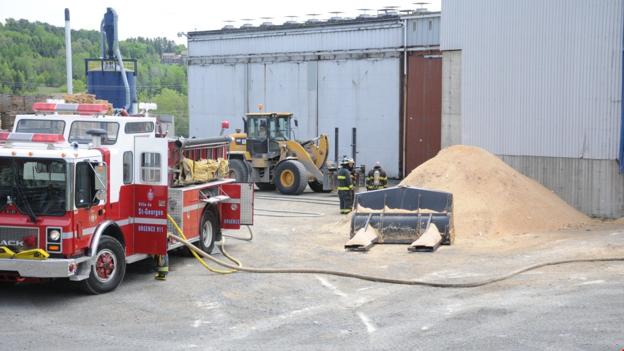Incendie à l'usine Matra de Saint-Georges