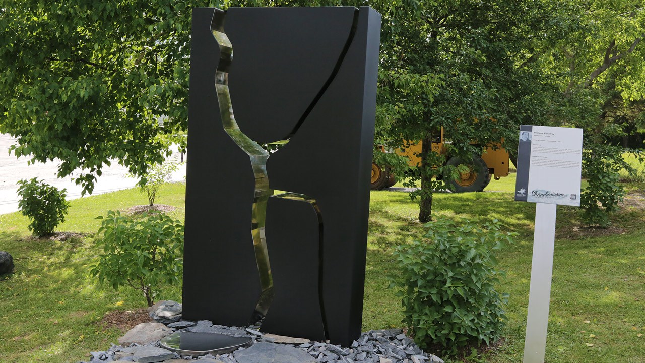 Aquagraphie de l'artiste Philippe Pallafray.