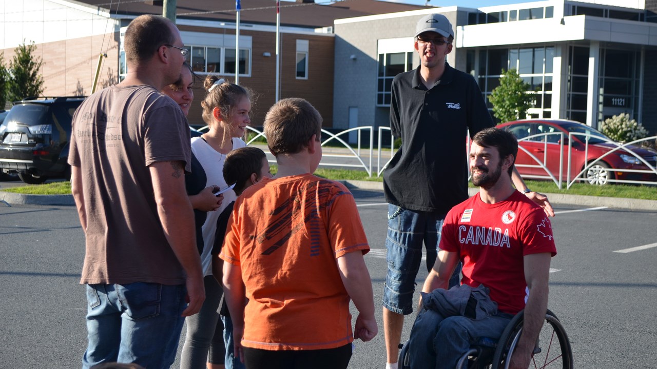 Les Beaucerons encouragent Jean-Philippe Maranda