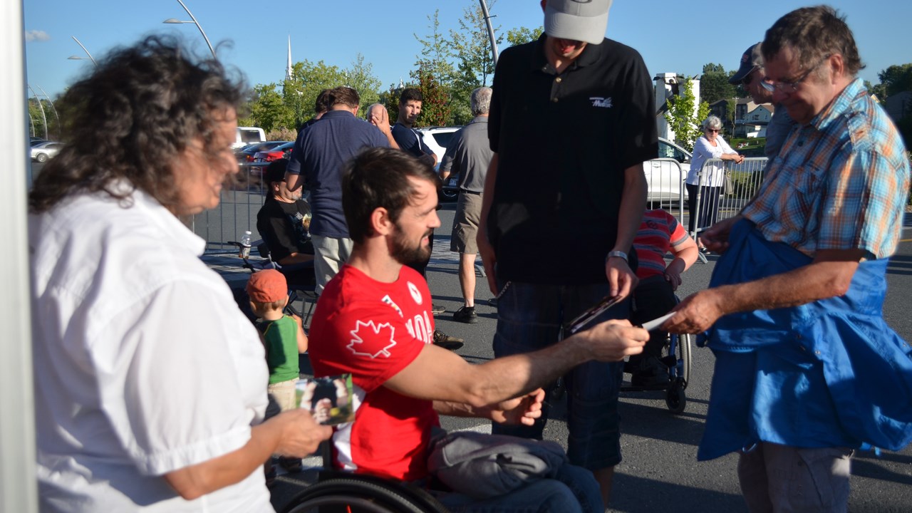 Les Beaucerons encouragent Jean-Philippe Maranda