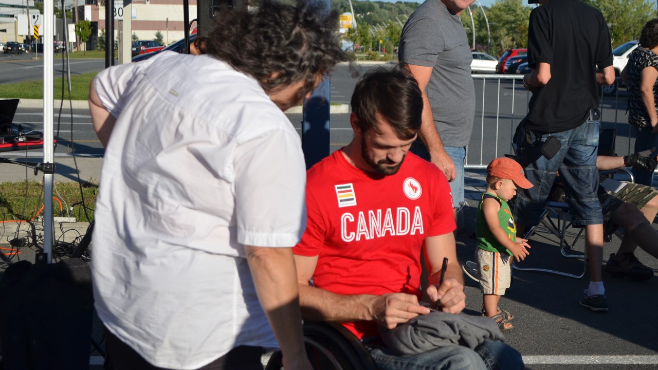 Les Beaucerons encouragent Jean-Philippe Maranda
