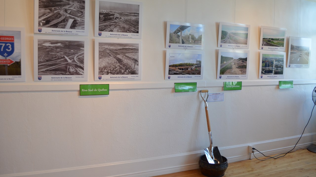 « Célébrons notre autoroute 73 » expose en images la construction de l'autoroute 73