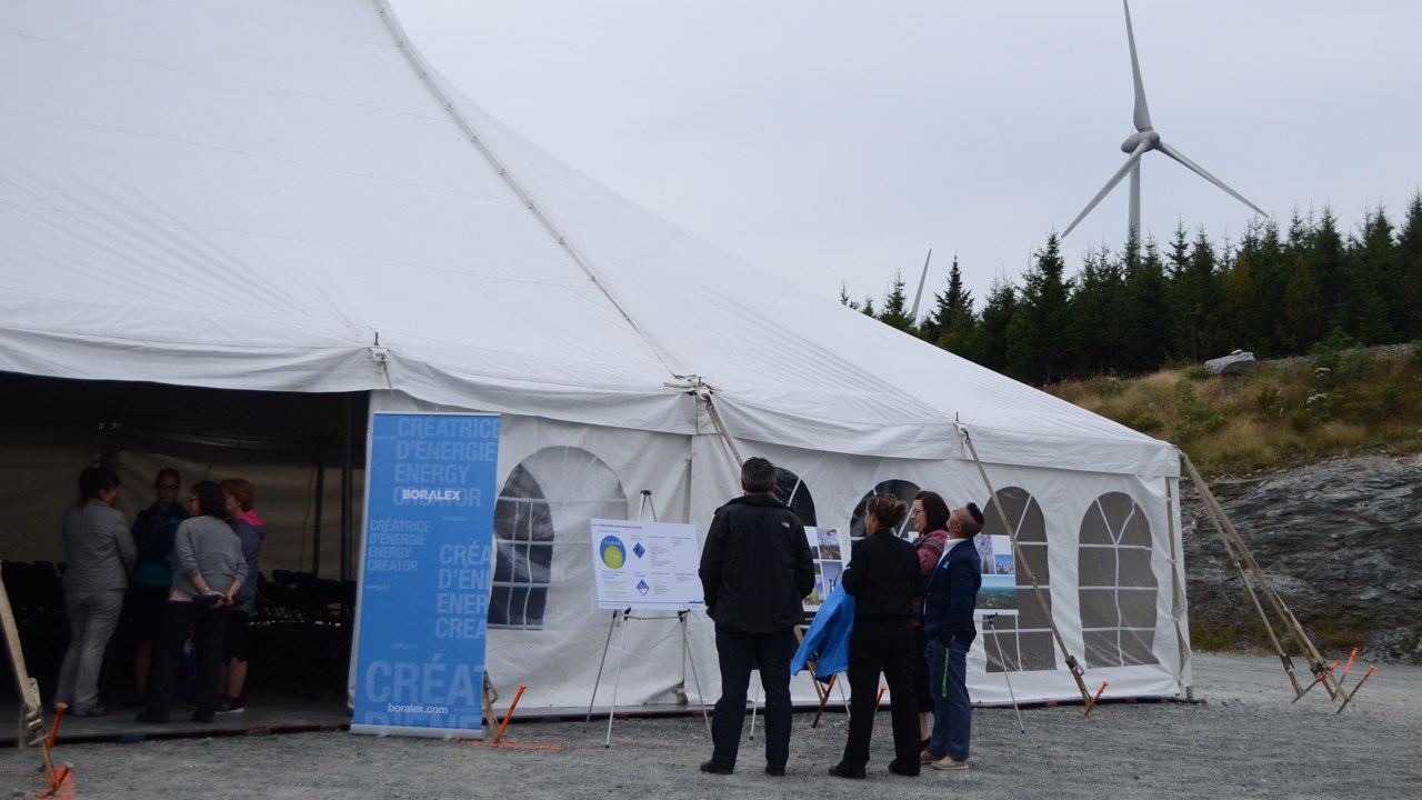 Boralex et Frampton inaugurent leur parc éolien communautaire