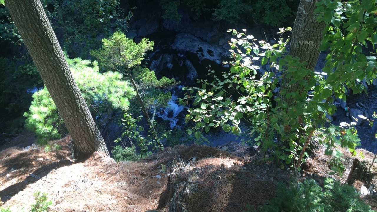 Une des sept chutes; car le Parc porte bien son nom, des chutes, il y en a sept, ayant chacune leur beauté unique.