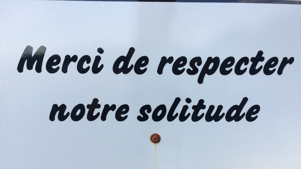 Une vie contemplative, axée sur la solitude dans le recueillement.