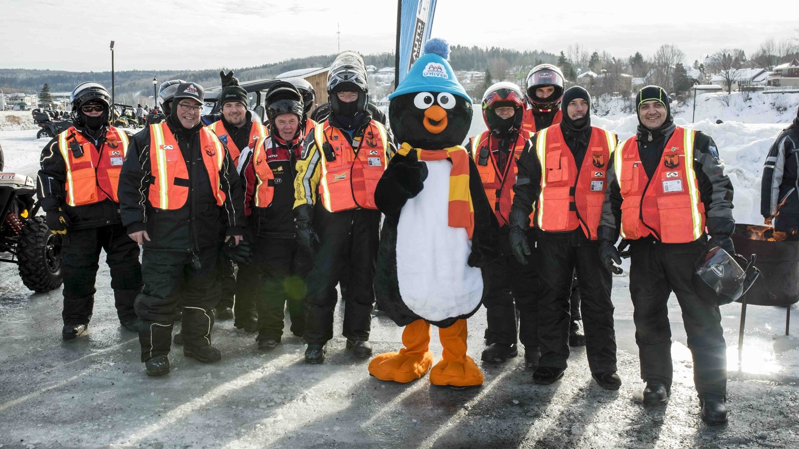 Le club de VTT Les Jarrets noirs organisait à Beauceville, samedi après-midi, à 14h, le départ de la 3e édition de sa randonnée s'inscrivant dans le cadre des rendez-vous de l'hiver proposés par la ville.