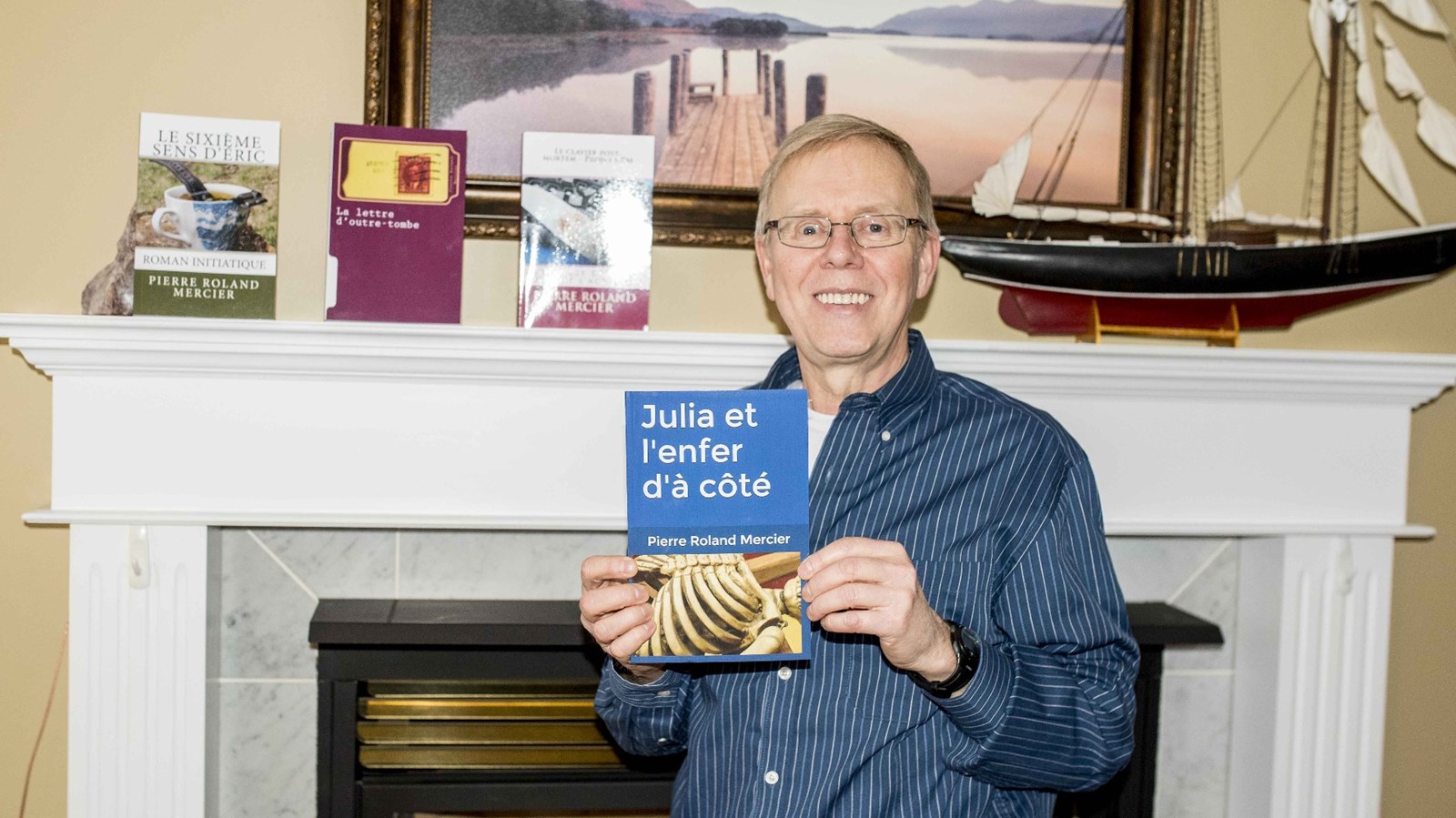 Pierre Roland Mercier, auteur de Saint-Georges, a publié son dernier roman à la fin de l'année dernière. L'ouvrage est resté en tête des ventes pendant trois semaines sur Amazon.