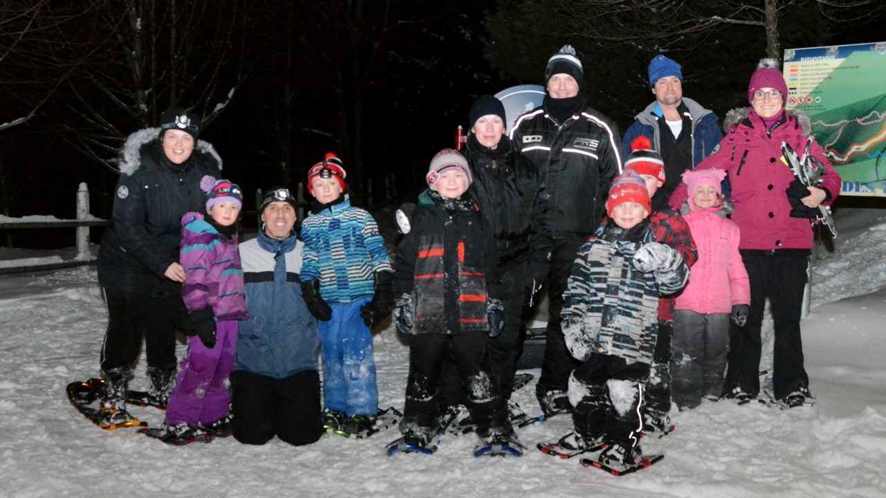 Record de participation à la « Soirée de la raquette » de Saint-Georges