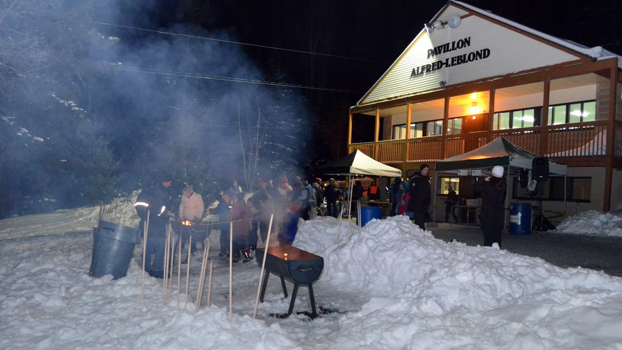 Record de participation à la « Soirée de la raquette » de Saint-Georges