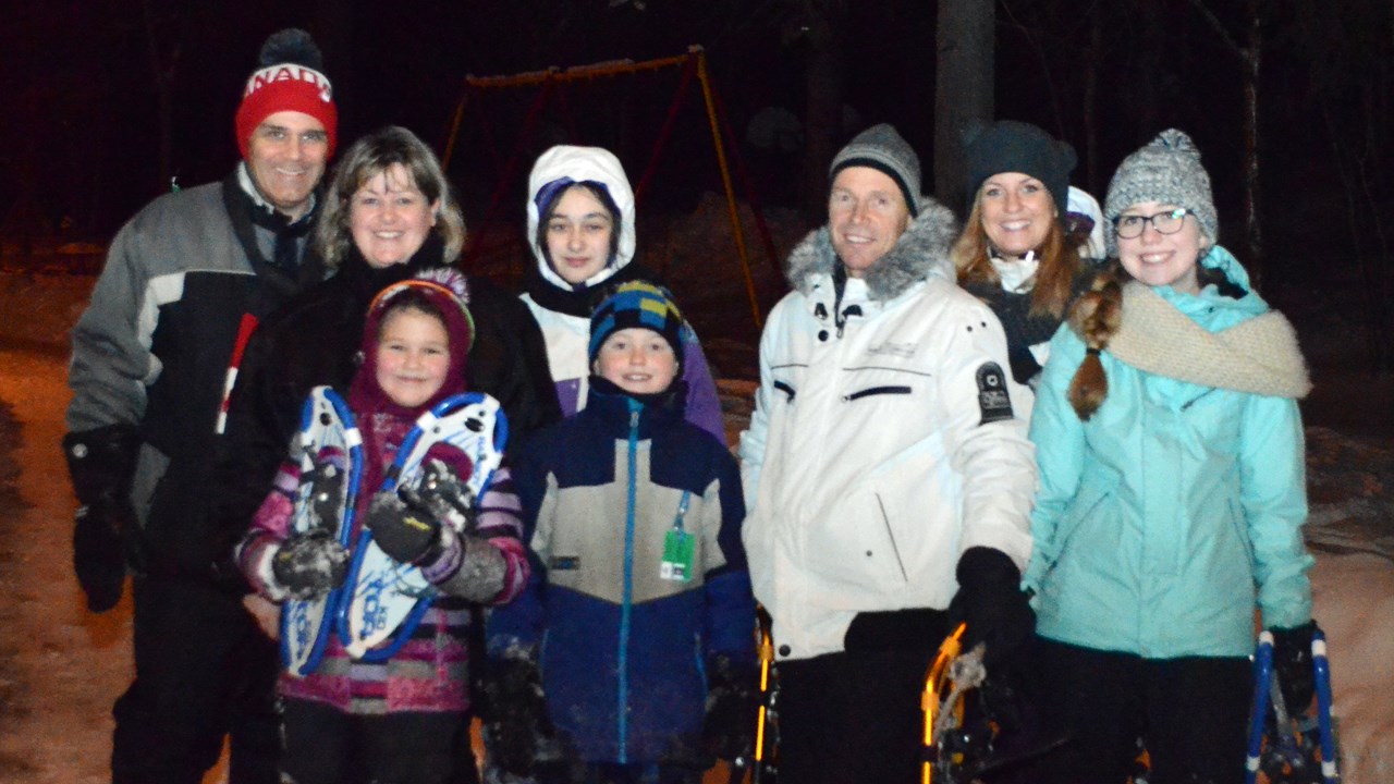 Record de participation à la « Soirée de la raquette » de Saint-Georges