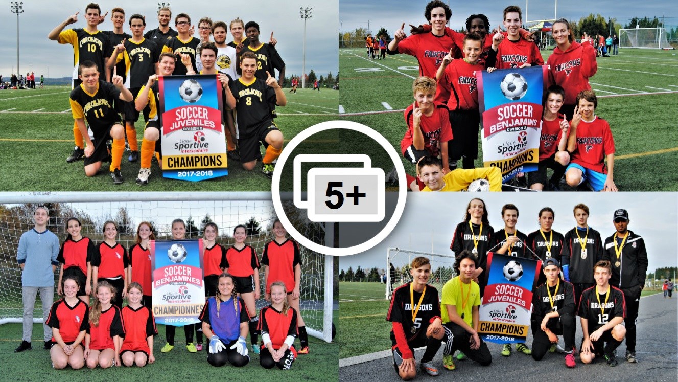 Un tournoi de soccer extérieur rassemble 40 équipes de la CSBE à St-Georges