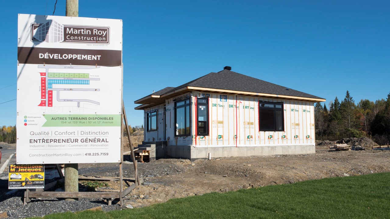 Nouveau développement à St-Georges réalisé par Construction Martin Roy 