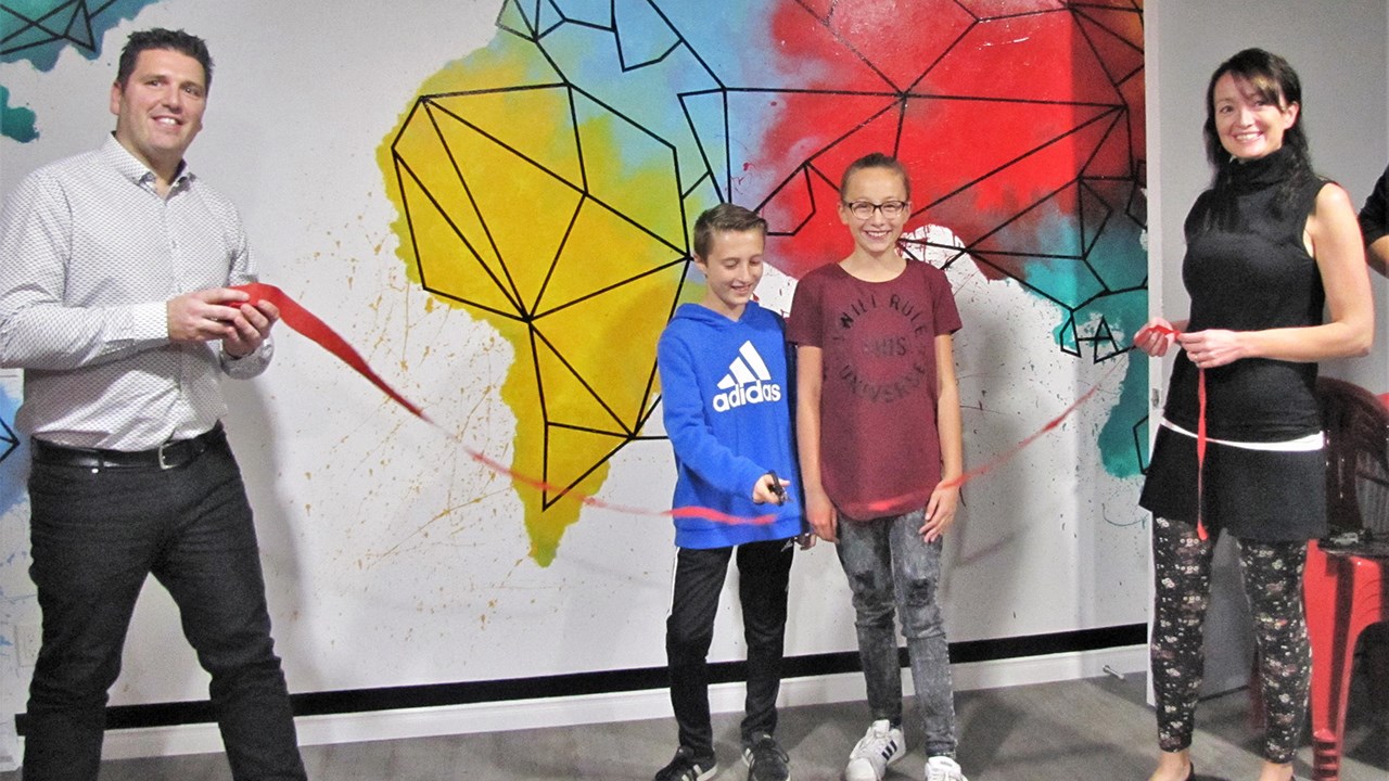 St-Éphrem inaugure son Espace Jeunes aménagé pour les 11 ans et plus