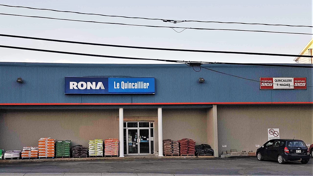 Le Rona Quincaillerie Poulin, Lussier et Filles Inc. à Saint-Odilon.