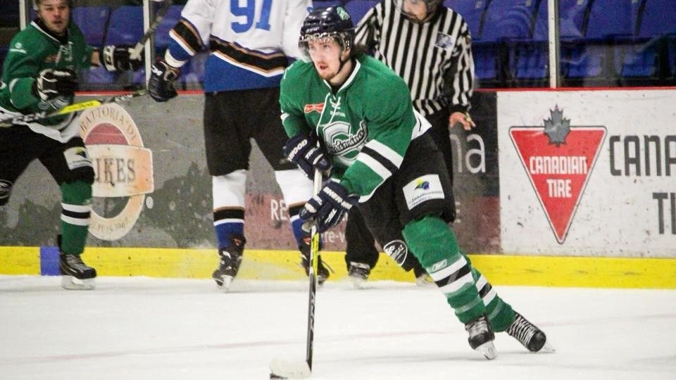 Denis Nadeau a récolté son premier point dans l'uniforme vert samedi dernier.