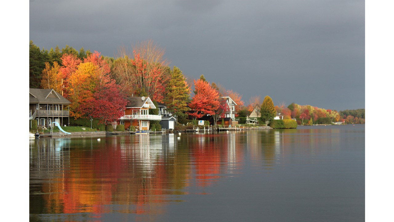 Au lac Fortin, à Saint-Victor.
