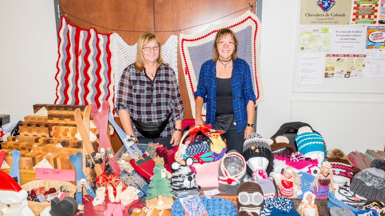 Dégustations et produits locaux au 7e Salon des artisans de Notre-Dame-des-Pins