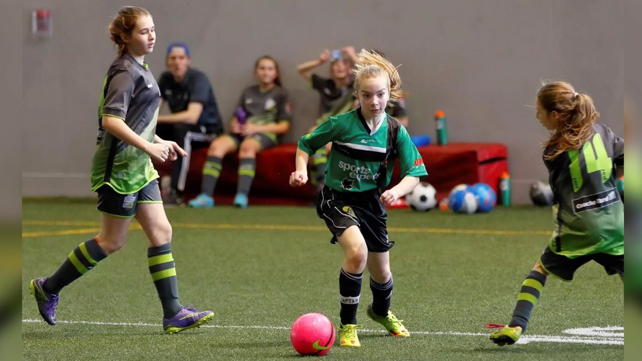 Catherine Fortin a marqué sept buts au cours des deux derniers matchs de l'équipe U14F-A de l'Ascalon durant la fin de semaine. 